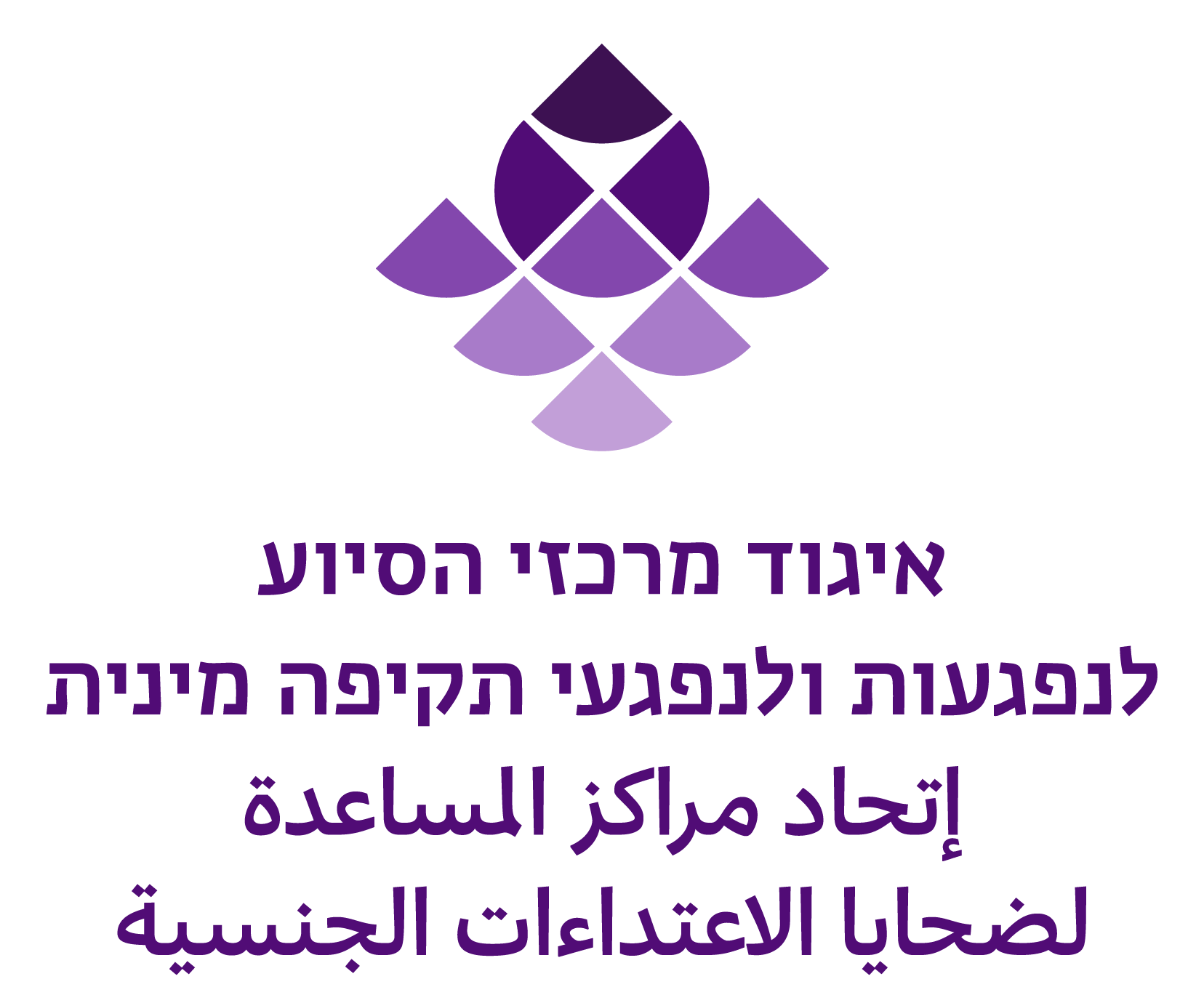 לוגו איגוד מרכזי הסיוע לנפגעות ולנפגעי תקיפה מינית